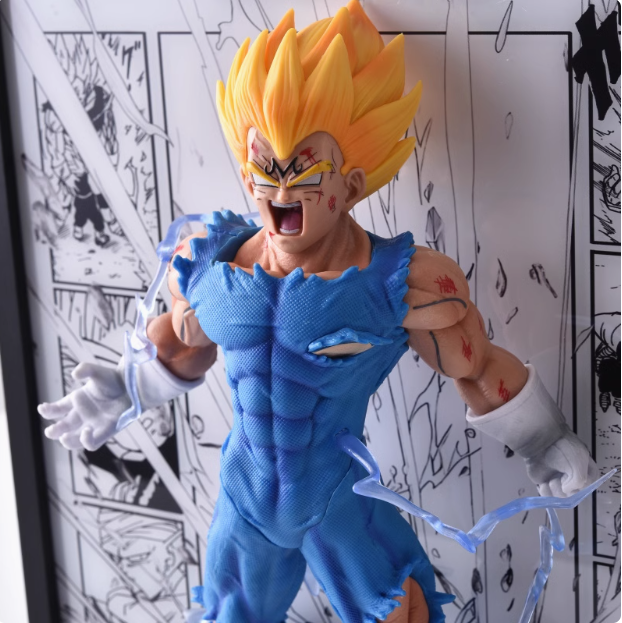 Dragon Ball Vegeta 3d Light Painting