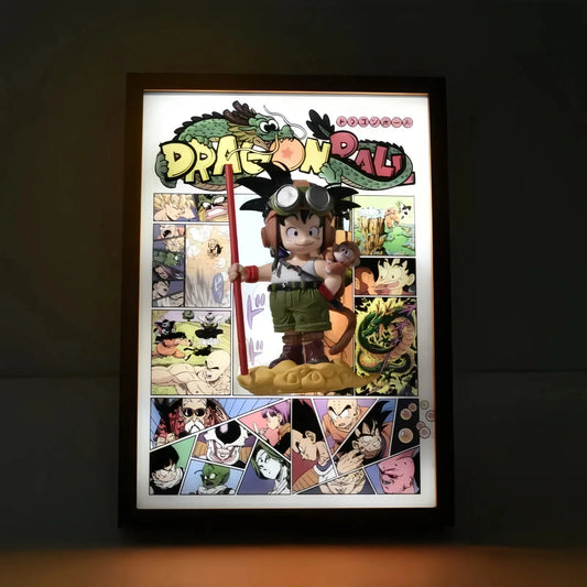 Dragon Ball Little Goku 3D Luminous Painting