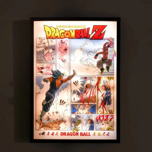 Dragon Ball Z Vegito vs Majin Buu 3D Light Painting