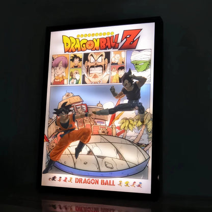 Dragon Ball Z Goku & Vegeta 3D Light Painting