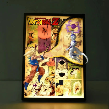 Goku vs Ferisa fight scene 3D Light Painting