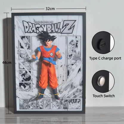 Dragon Ball Z Goku 3D Light Painting