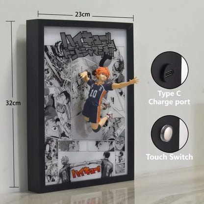 Haikyuu,Shoyo Hinata 3D Light Painting