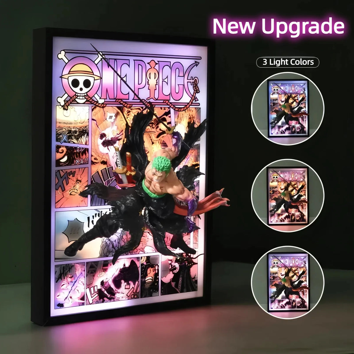 Zoro Anime art 3D Light Painting