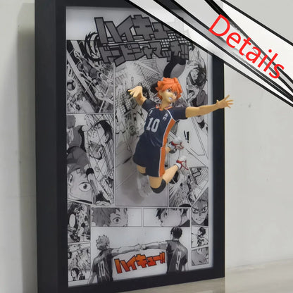 Haikyuu,Shoyo Hinata 3D Light Painting