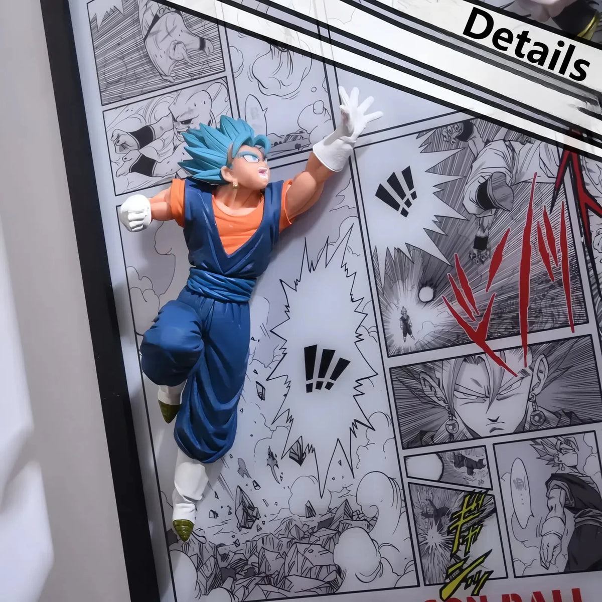 Dragon Ball Z Vegito vs Majin Buu 3D Light Painting