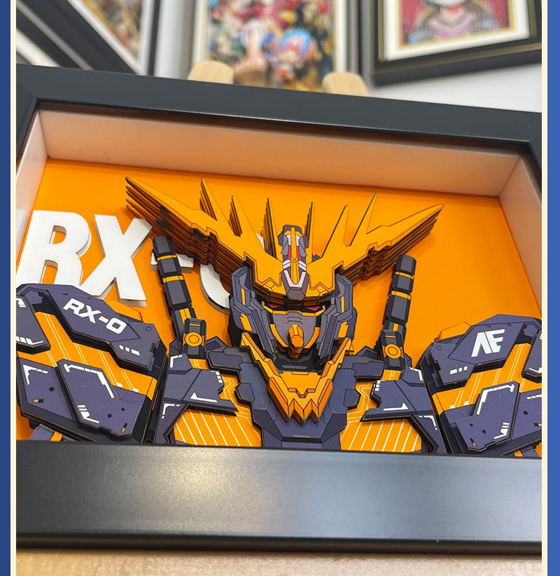 Gundam Original RX-78 Paper Craft 3D Wall Art