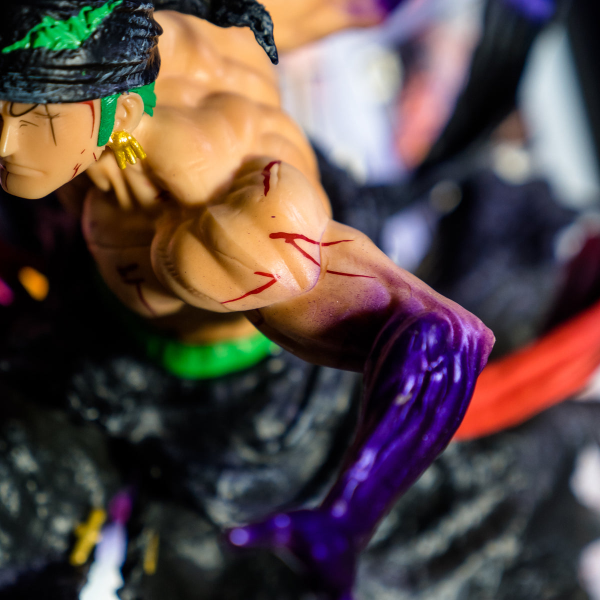 Figuras de anime y pinturas 3D de Zoro