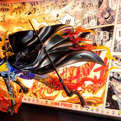 One Piece Sabo 3D Anime Light Painting