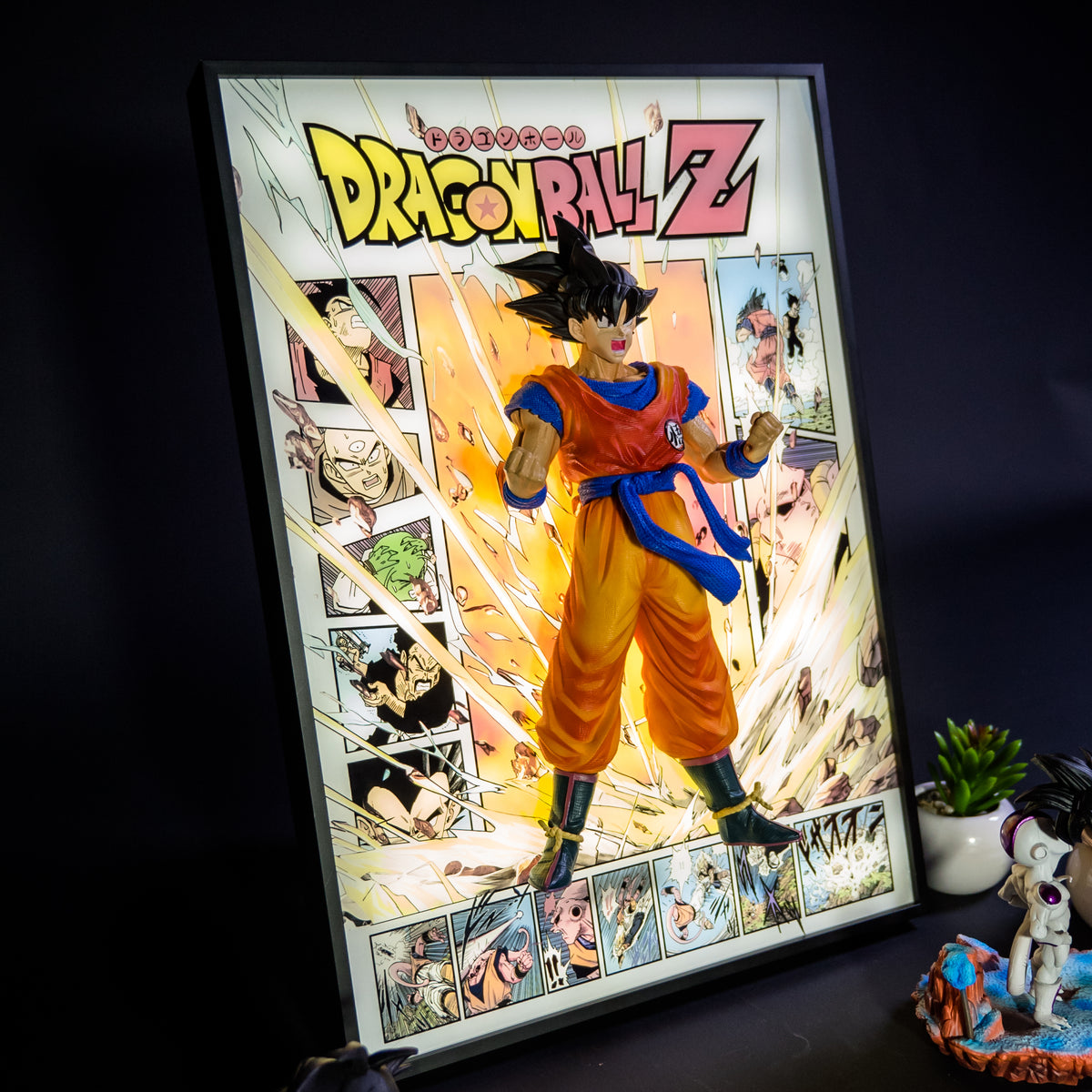 Dragon Ball Z Goku 3D Light Painting