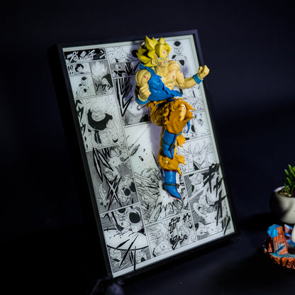 Dragon Ball Z GOKU Superseiyan 3D Light Painting