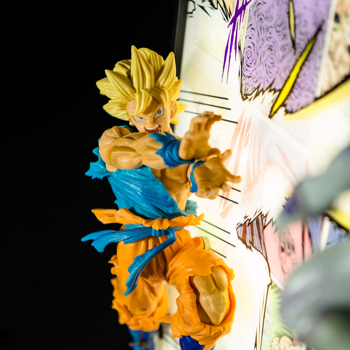 Goku vs Ferisa fight scene 3D Light Painting