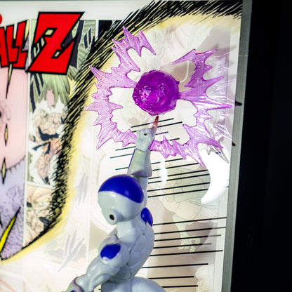 Goku vs Ferisa fight scene 3D Light Painting