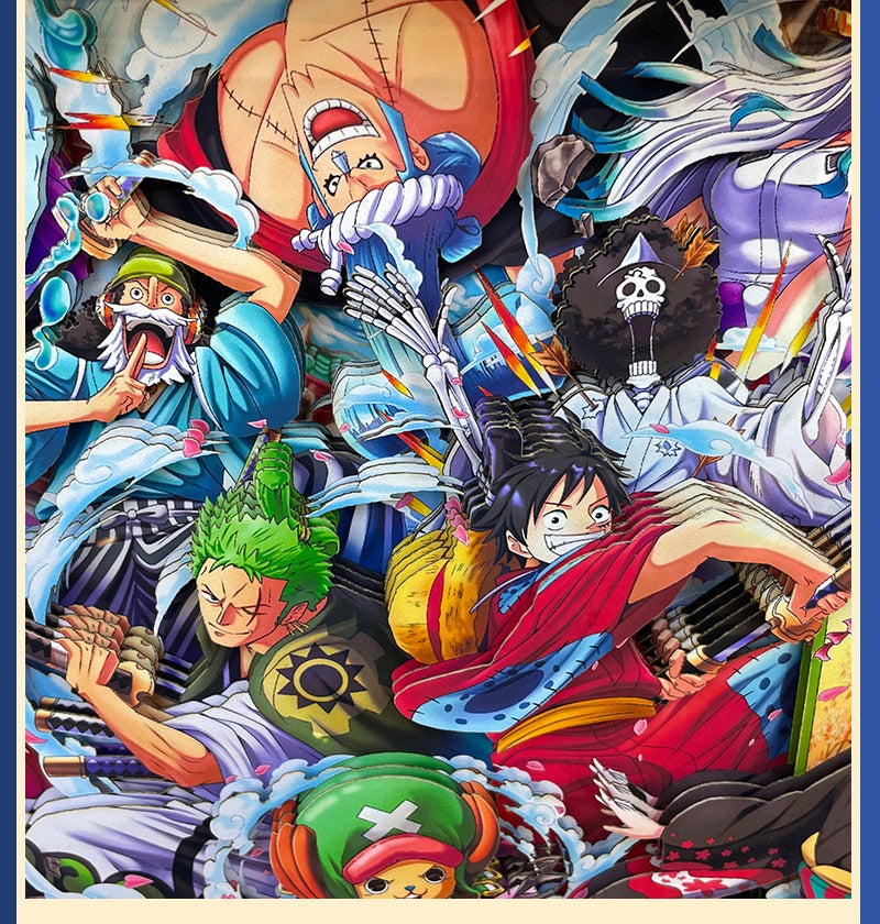 One Piece 3D paintings - Wano Straw Hat Crew