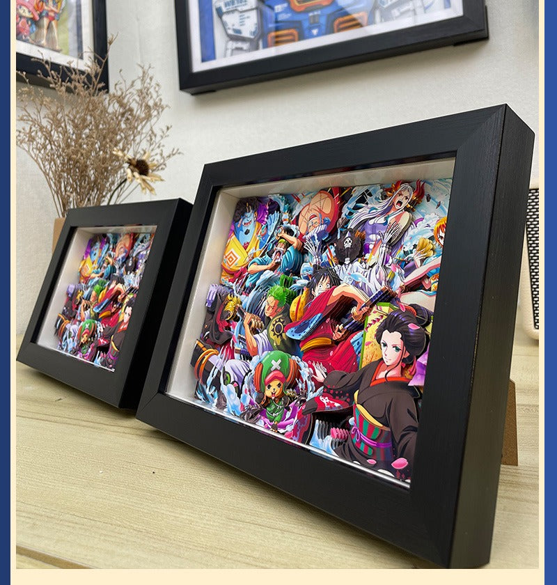 One Piece 3D paintings - Wano Straw Hat Crew