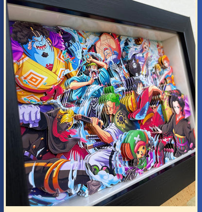One Piece 3D paintings - Wano Straw Hat Crew