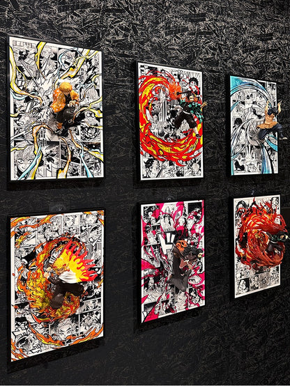Demon Slayer 3D Painting - Wall Art for home decor