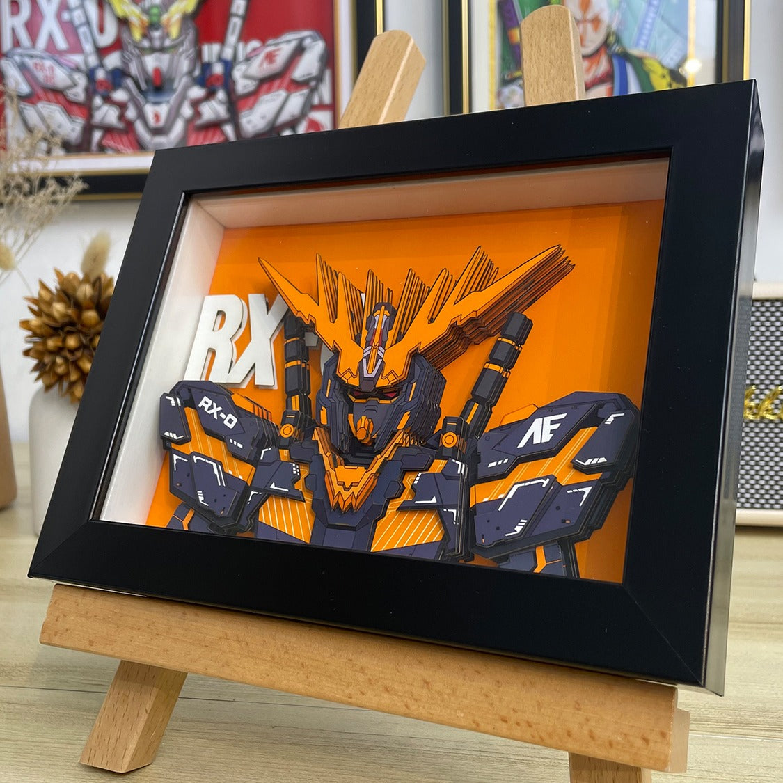 Gundam Original RX-78 Paper Craft 3D Wall Art