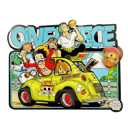 One Piece Fridge Magnet Luffy Zoro Chopper