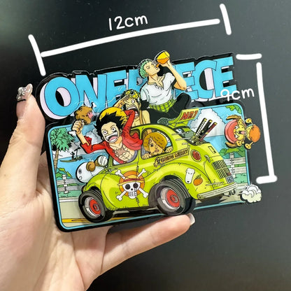 One Piece Fridge Magnet Luffy Zoro Chopper