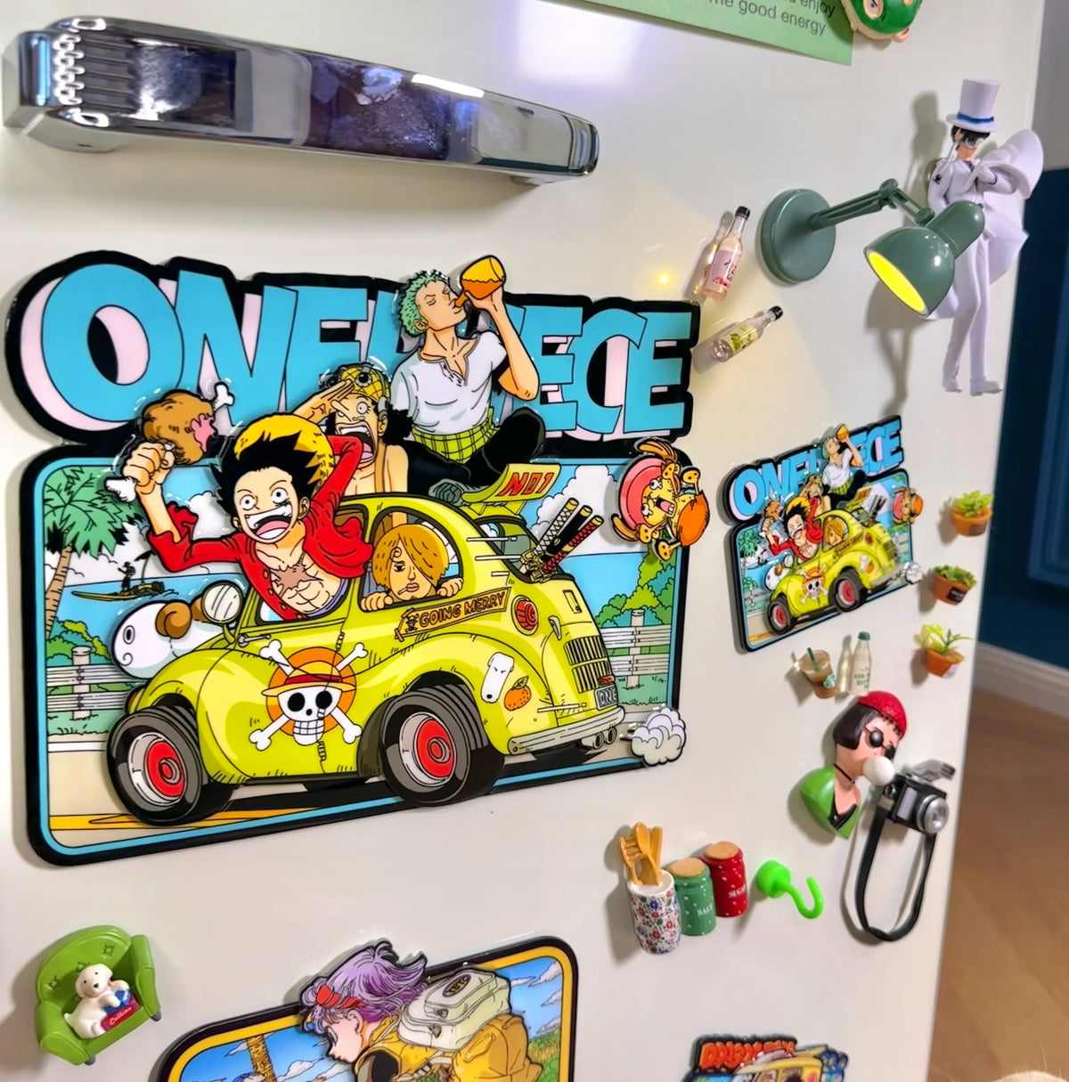 One Piece Fridge Magnet Luffy Zoro Chopper