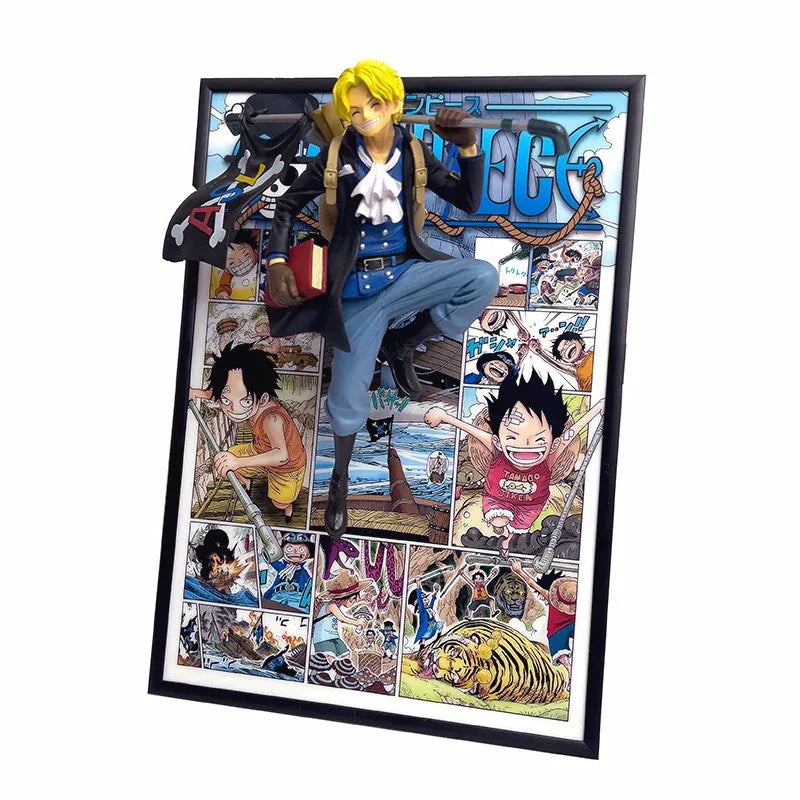 Luffy, Sabo,Ace 3D Anime Art Home Decor