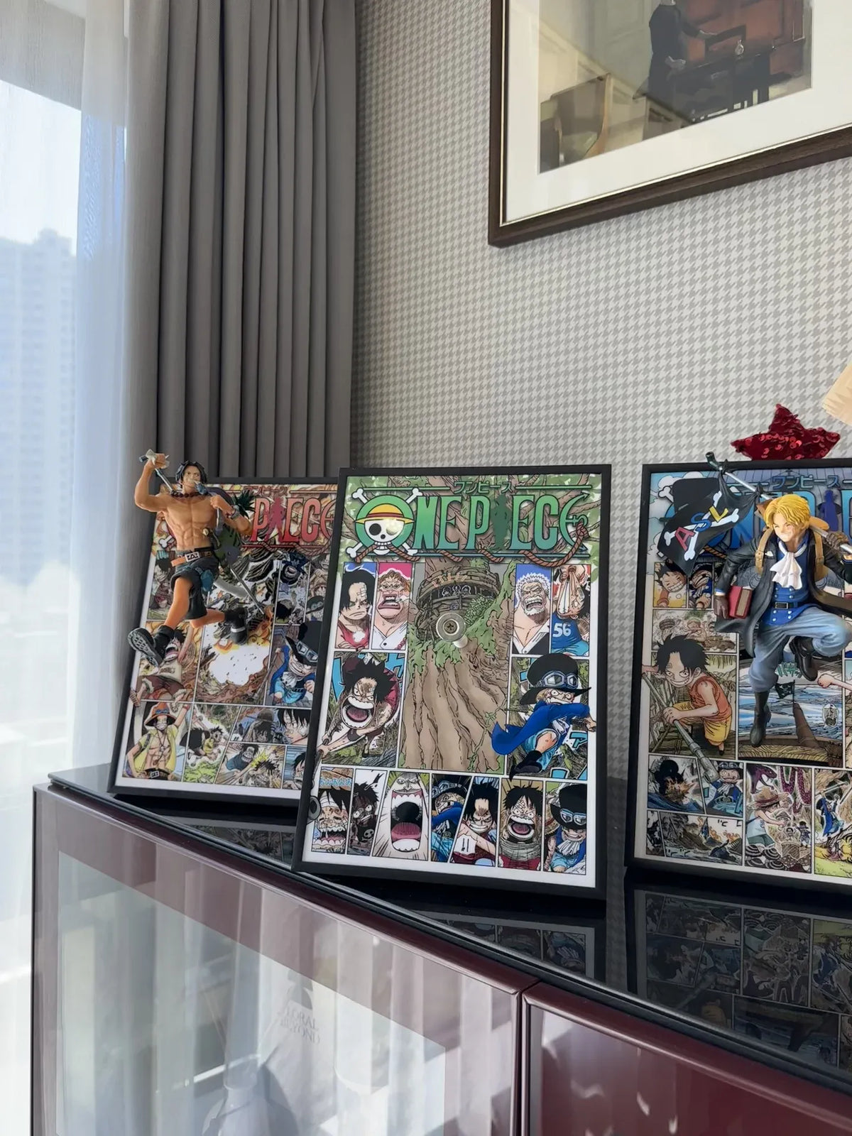 Luffy, Sabo,Ace 3D Anime Art Home Decor
