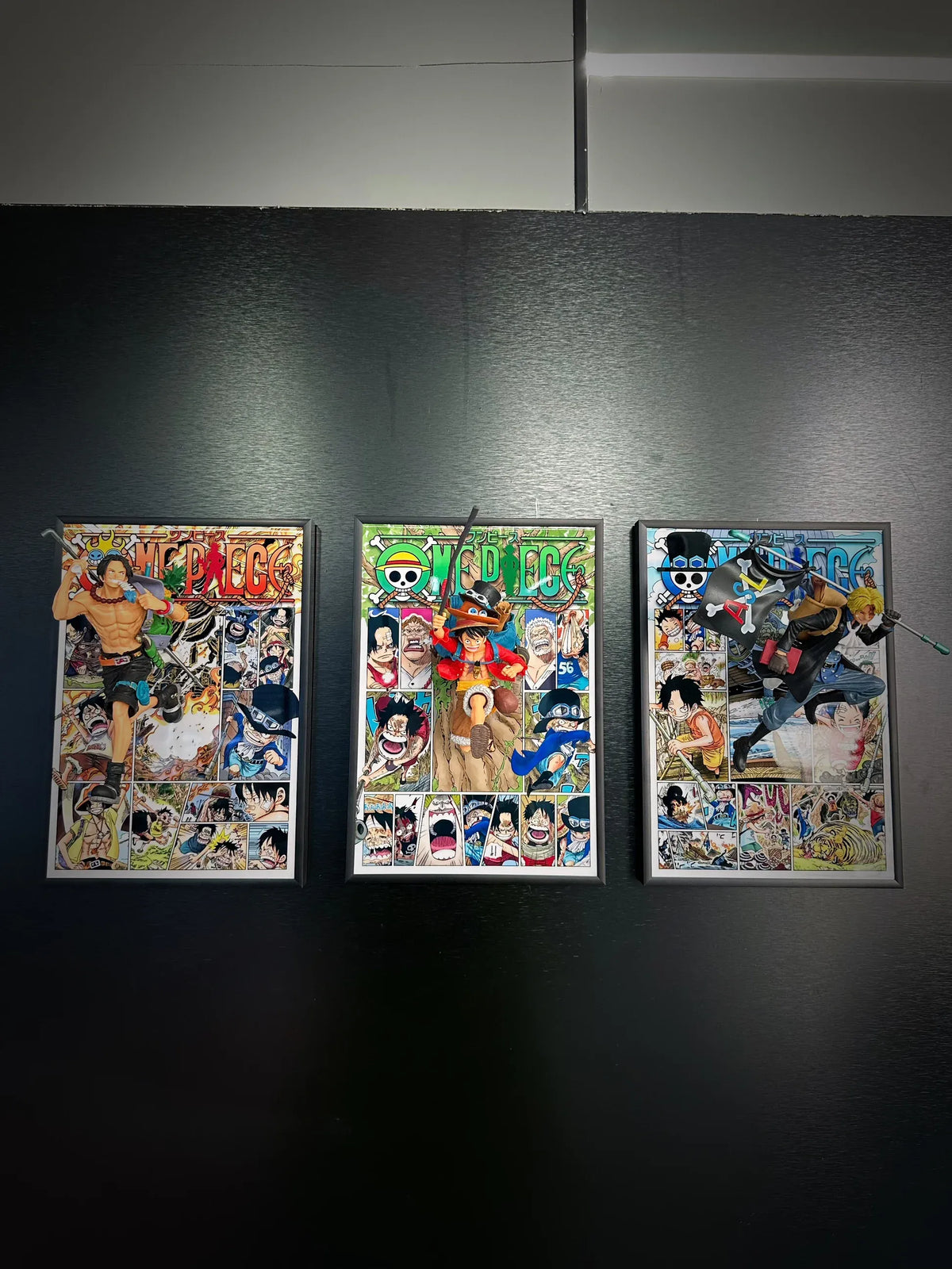 Luffy, Sabo,Ace 3D Anime Art Home Decor