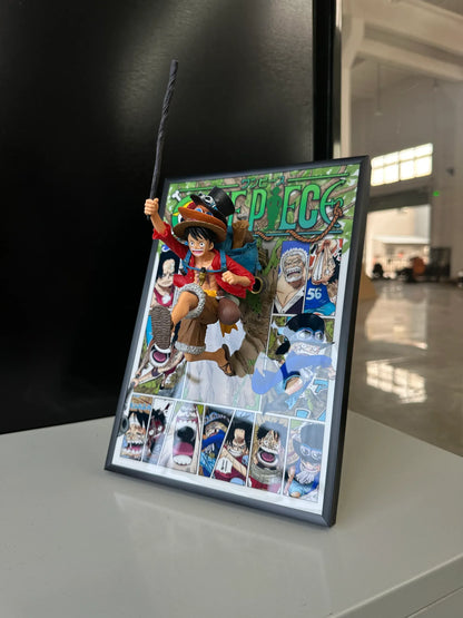 Luffy, Sabo,Ace 3D Anime Art Home Decor