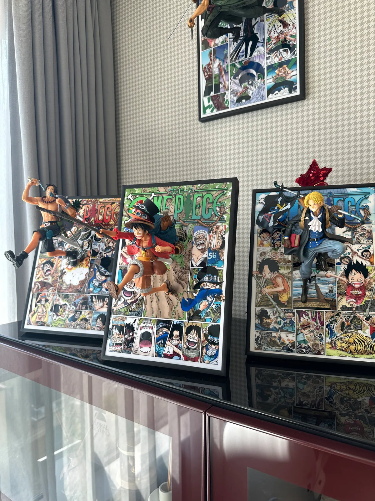 Luffy, Sabo,Ace 3D Anime Art Home Decor