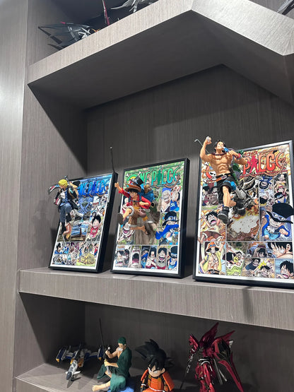 Luffy, Sabo,Ace 3D Anime Art Home Decor
