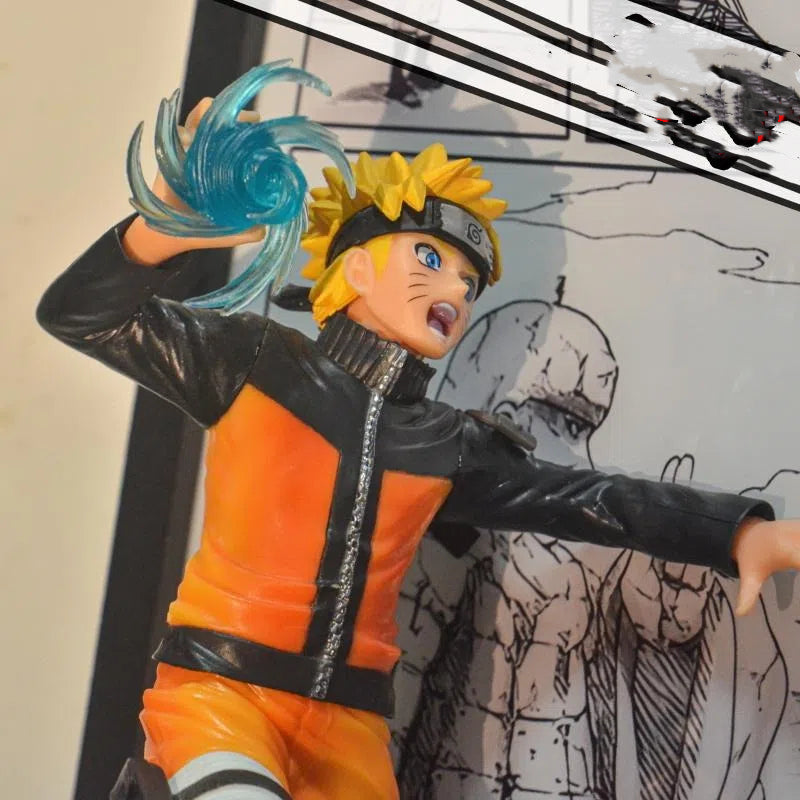 Naruto vs Sasuke 3D Light Painting - Anime Decor Lamp