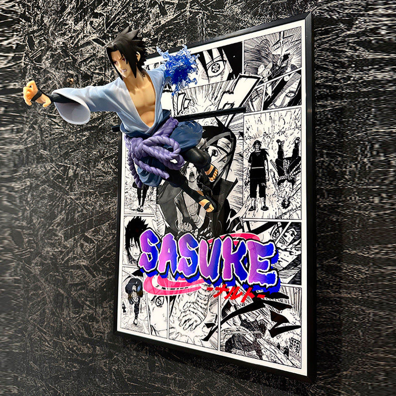 3D Naruto Anime Wall Art