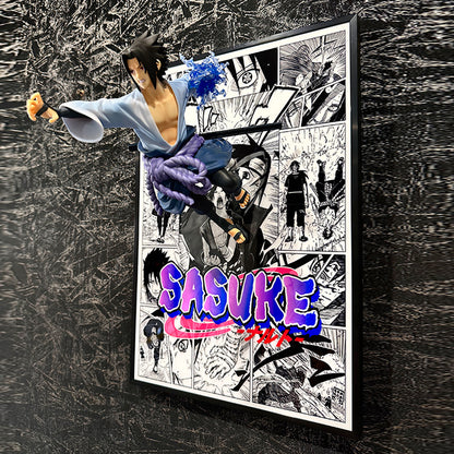 3D Naruto Anime Wall Art