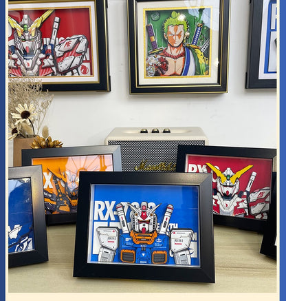 Gundam Original RX-78 Paper Craft 3D Wall Art