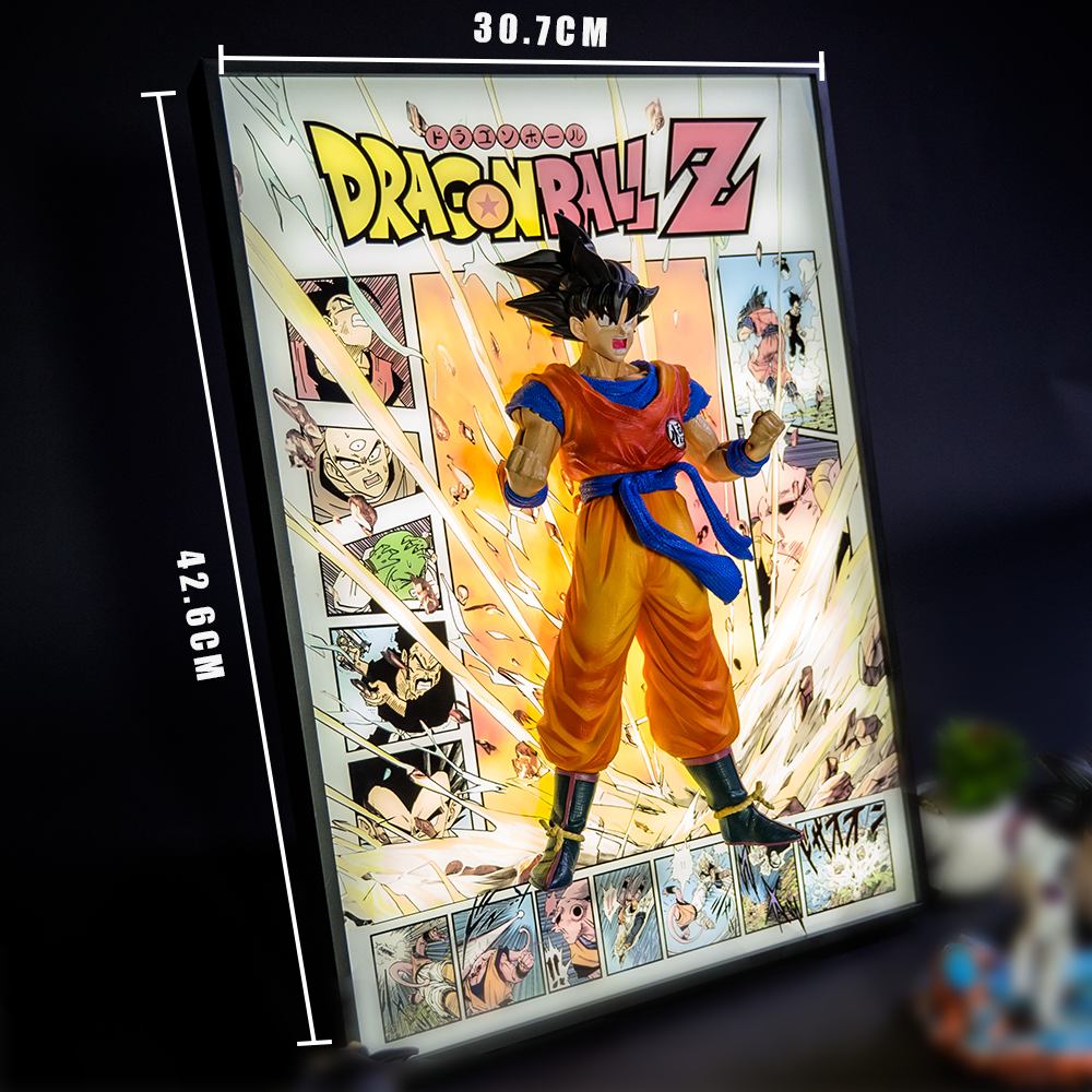 Dragon Ball Z Goku 3D Light Painting