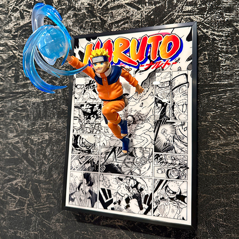 3D Naruto Anime Wall Art