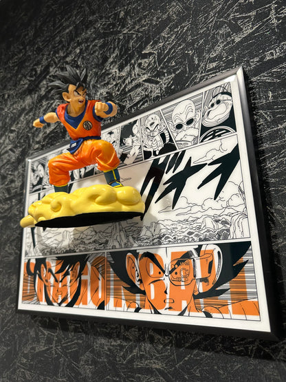 Dragon Ball Z 3D painting Goku, Broly,Vegeta,Trunks