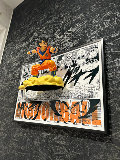 Dragon Ball Z 3D painting Goku, Broly,Vegeta,Trunks