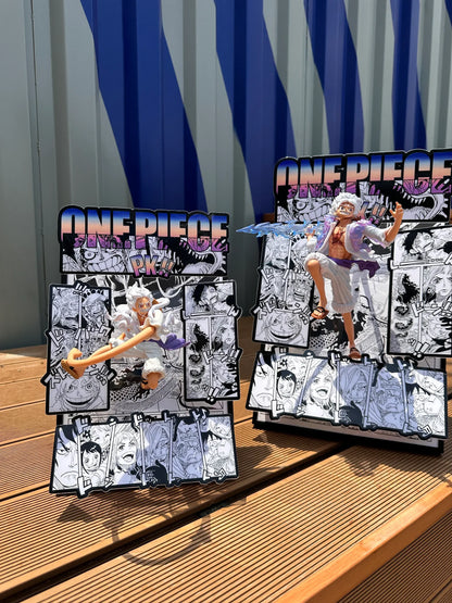 3D Luffy Gear 5 Nika Anime Art Home Decor
