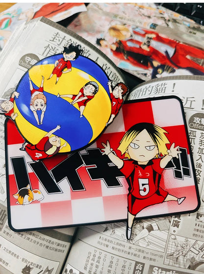Haikyuu  Karasuno vs Nekoma Fridge Magnet