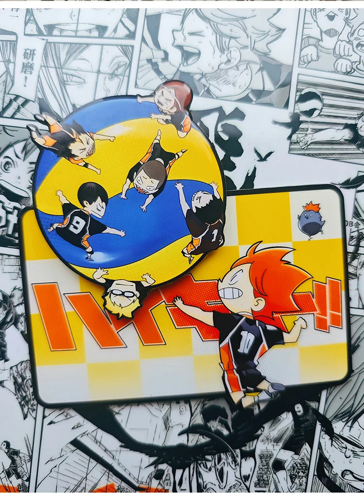 Haikyuu  Karasuno vs Nekoma Fridge Magnet
