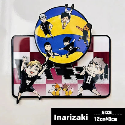 Haikyuu  Karasuno vs Nekoma Fridge Magnet