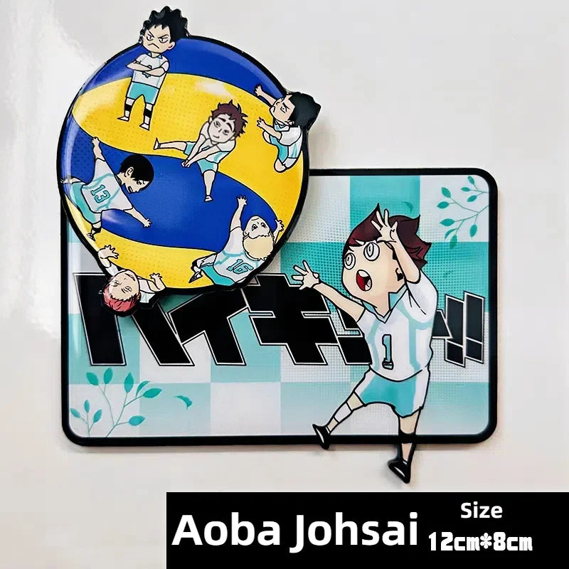Haikyuu  Karasuno vs Nekoma Fridge Magnet