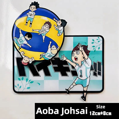 Haikyuu  Karasuno vs Nekoma Fridge Magnet