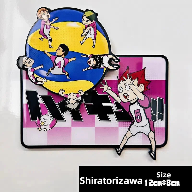 Haikyuu  Karasuno vs Nekoma Fridge Magnet