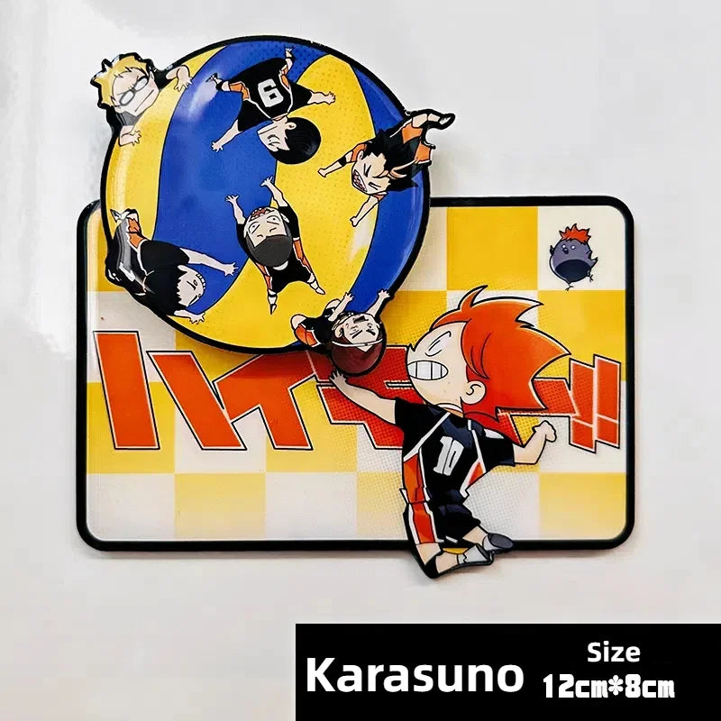Haikyuu  Karasuno vs Nekoma Fridge Magnet