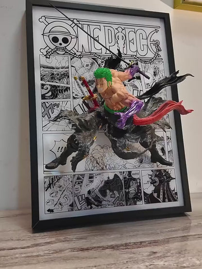 Zoro Anime art 3D Light Painting