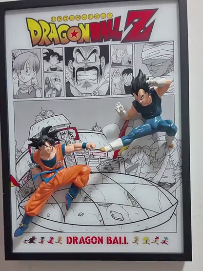 Dragon Ball Z Goku & Vegeta 3D Light Painting