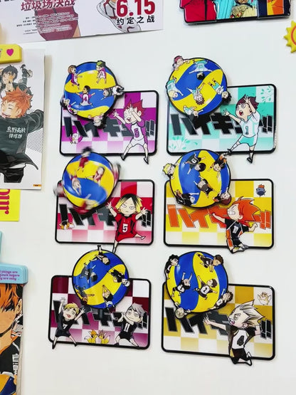 Haikyuu  Karasuno vs Nekoma Fridge Magnet